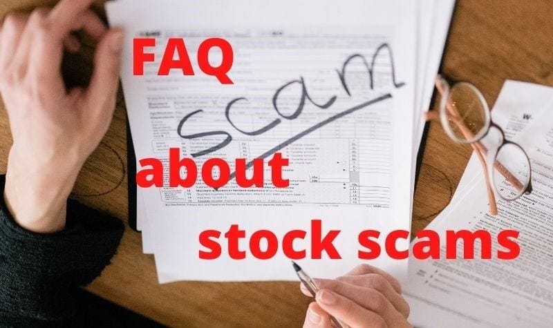 FAQ about stock scams, part of managing investment market risks